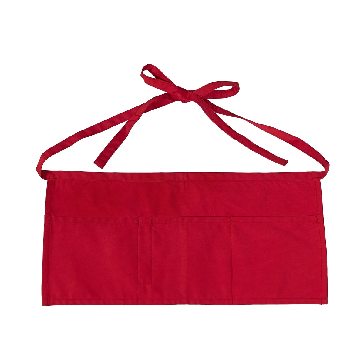 CX2 A09225, - Cafe - Cotton Waist Apron, Red