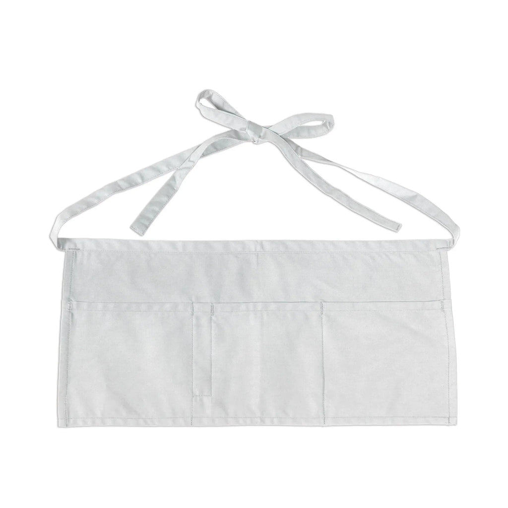 CX2 A09225, - Cafe - Cotton Waist Apron, White