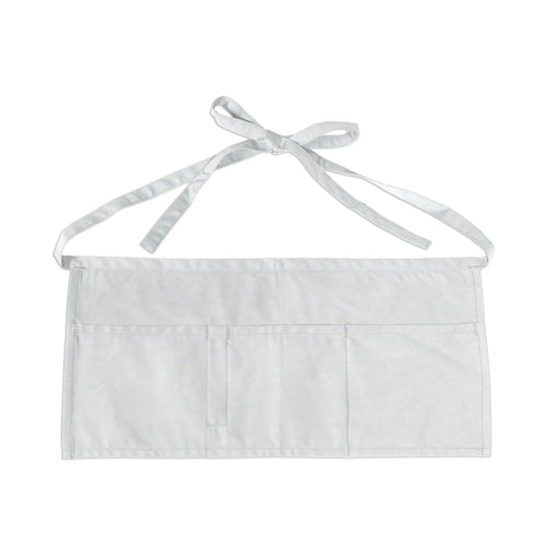 CX2 A09225, - Cafe - Cotton Waist Apron, White