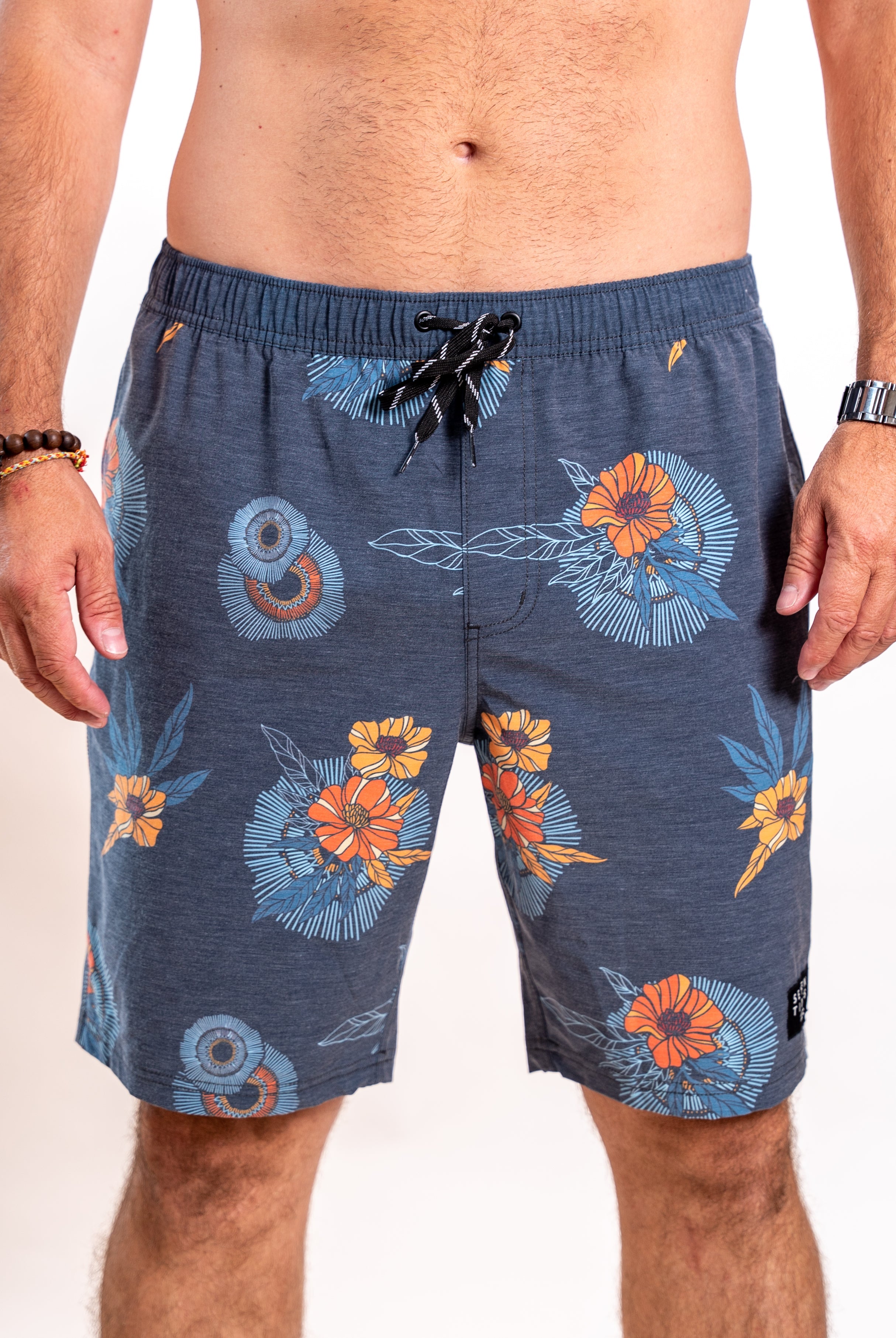 Navy Floral