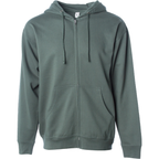 INDEPENDENT SS4500Z, Midweight Zip Hooded Sweatshirt, Alpine Green