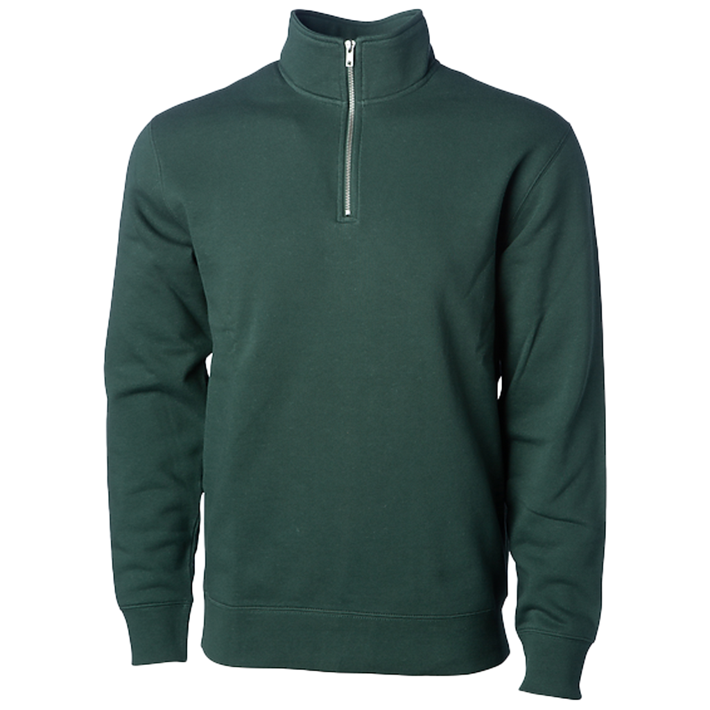INDEPENDENT SS4600QZ-P2, Ss4600qz - Midweight Quarter Zip (navy), Alpine Green