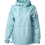 INDEPENDENT EXP54LWP, Lightweight Pullover Windbreaker Anorak Jacket, Aqua