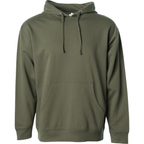 Independent Trading Co. SS4500, Unisex Midweight Hooded Sweatshirt, Army Heather