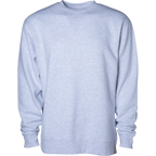 INDEPENDENT IND3000-P3, Ind3000 - Men's Heavyweight Crew Neck (white), Ash Heather