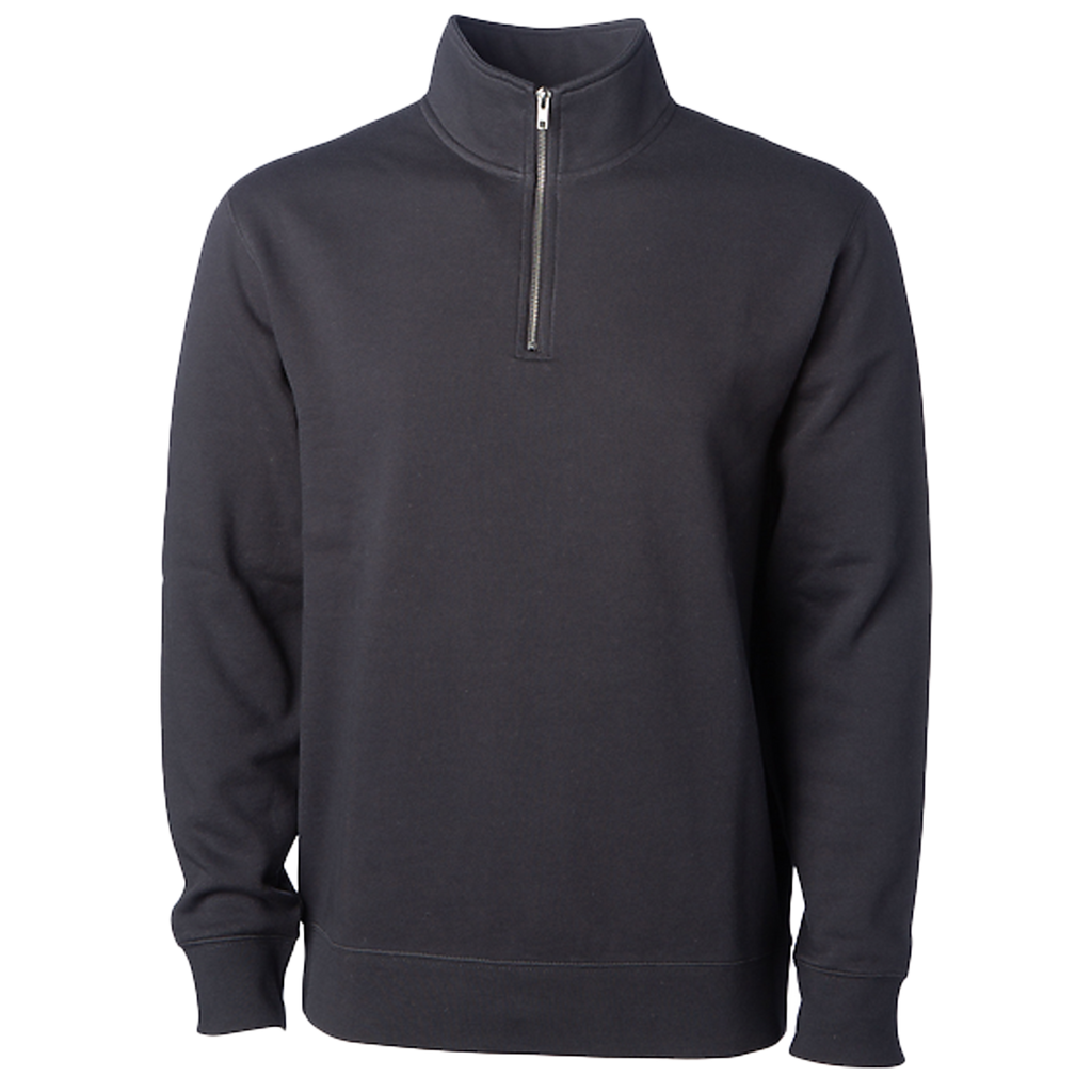 INDEPENDENT SS4600QZ-P1, Ss4600qz - Midweight Quarter Zip (colors A-g), Asphalt