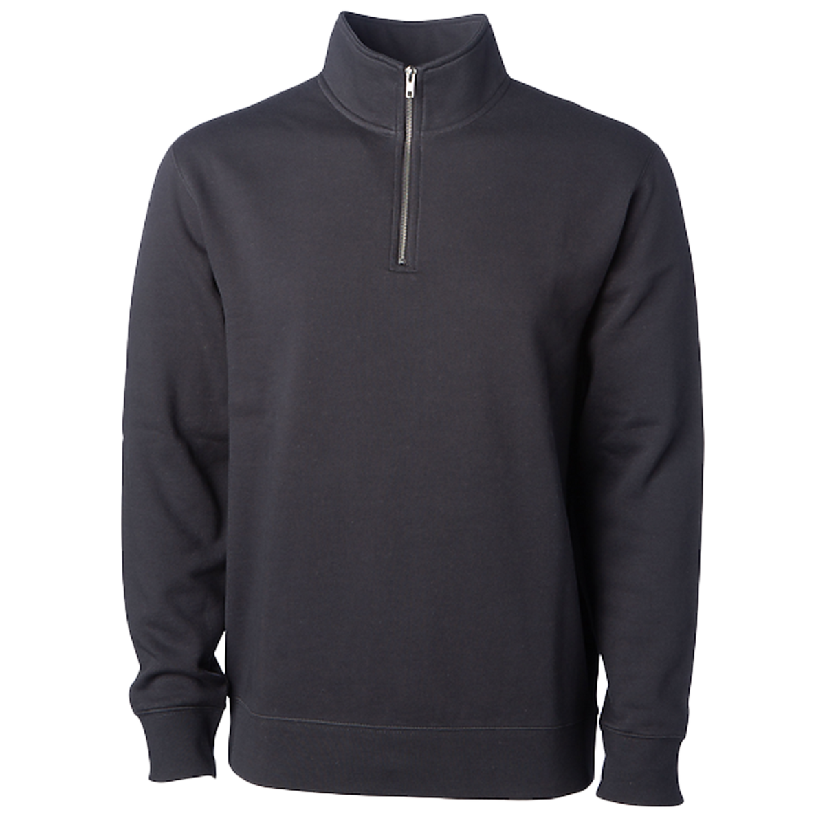 INDEPENDENT SS4600QZ-P1, Ss4600qz - Midweight Quarter Zip (colors A-g), Asphalt