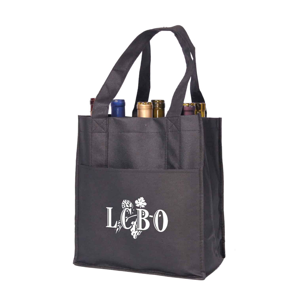 Ecorite B4250, – Non Woven 6 Bottle Tote, Default