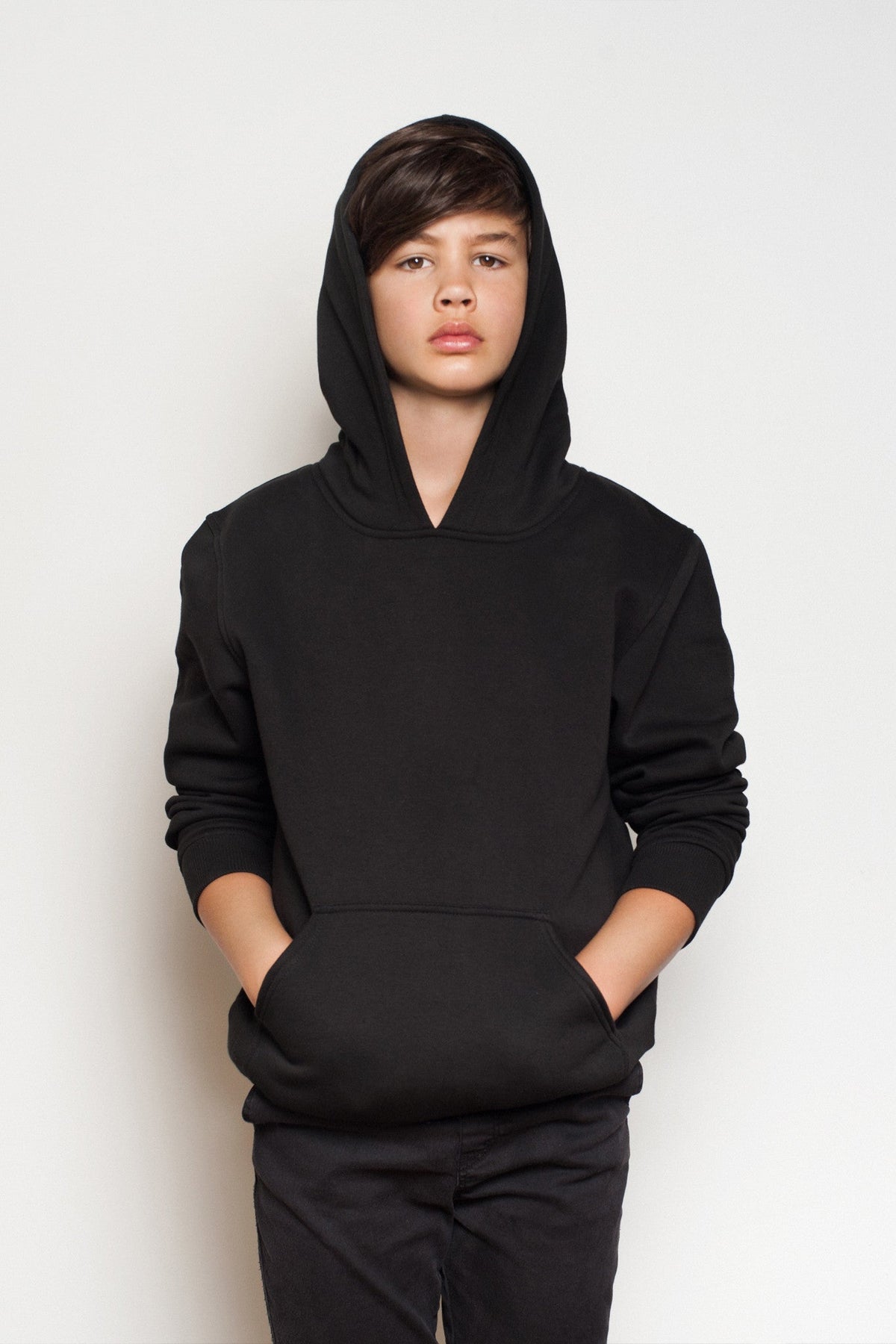 Just Like Hero HERO-2020, Unisex Blank Hoodie, Black