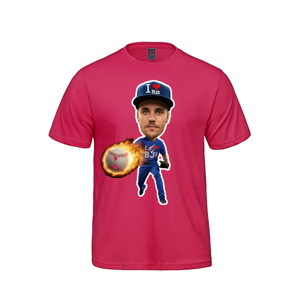 I Love BJs – Bieber Bobblehead Tee