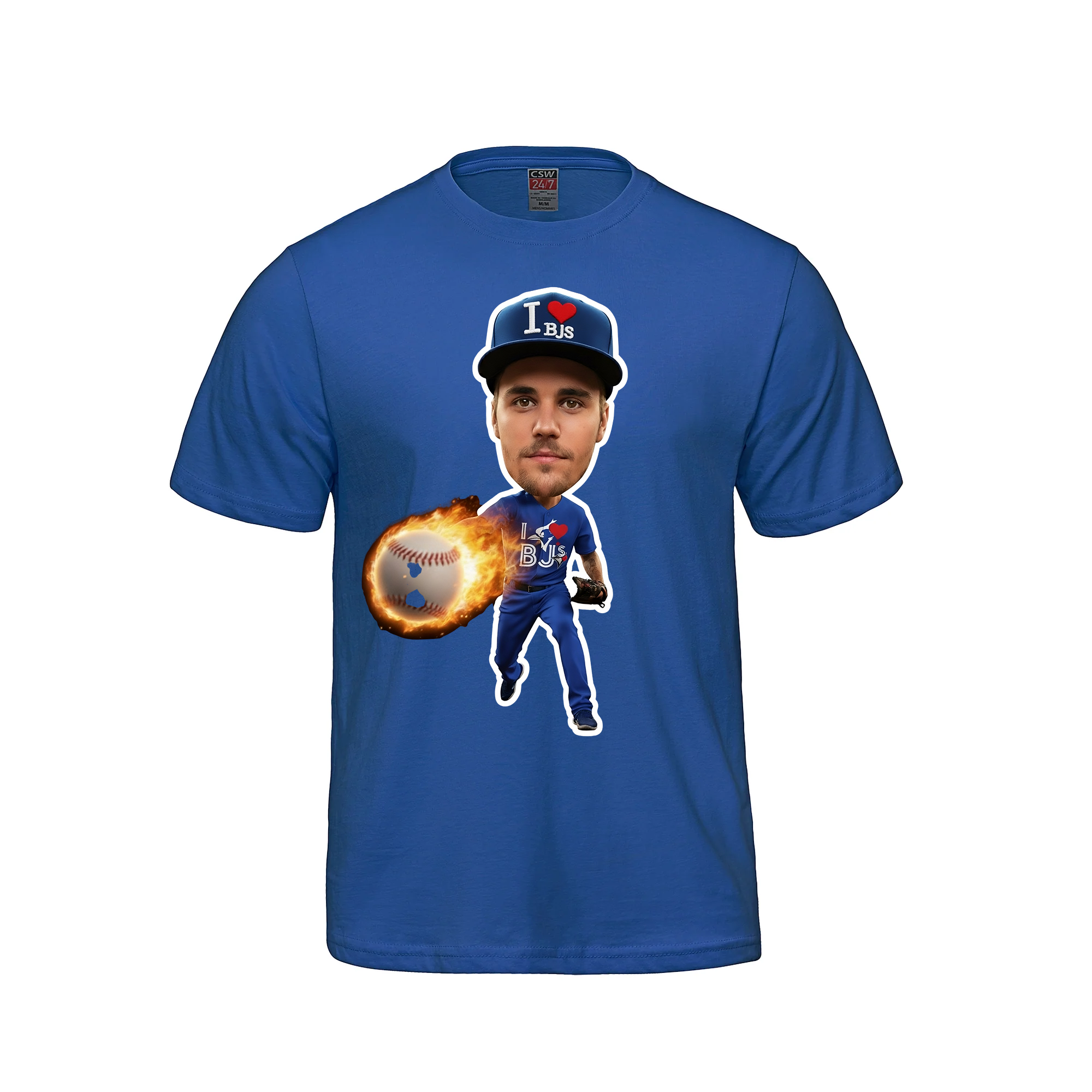 I Love BJs – Bieber Bobblehead Tee
