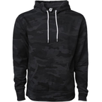 INDEPENDENT AFX90UN-P1, Afx90un - Unisex Pullover Hooded Sweatshirt (colors A-c), Black Camo