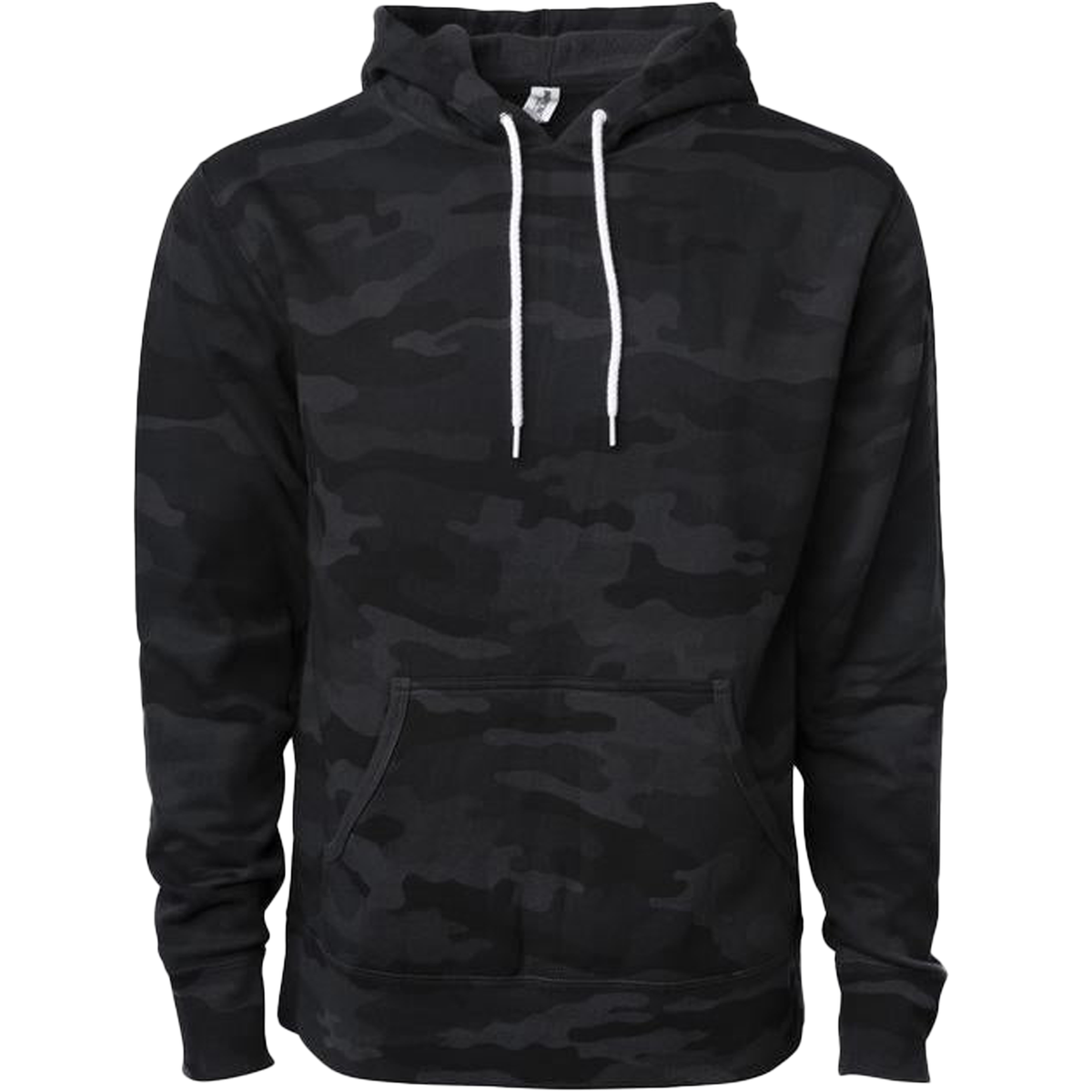 INDEPENDENT AFX90UN-P1, Afx90un - Unisex Pullover Hooded Sweatshirt (colors A-c), Black Camo