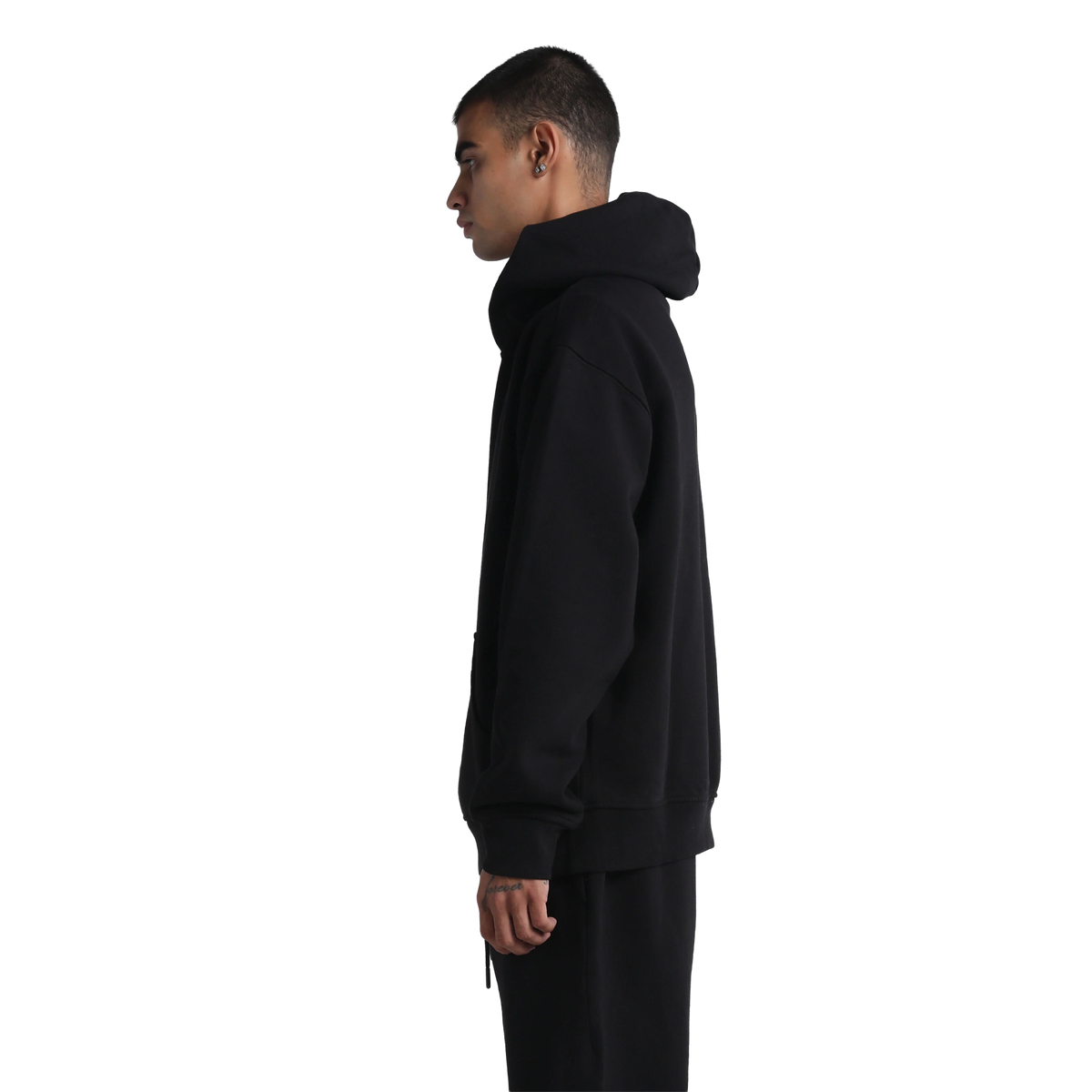 SHAKA WEAR Max Heavy Fleece Garment Dye Hoodie, - 13.5 Oz, Black