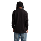 SHAKA WEAR Max Heavyweight Long Sleeve, - 7.5 Oz, Black