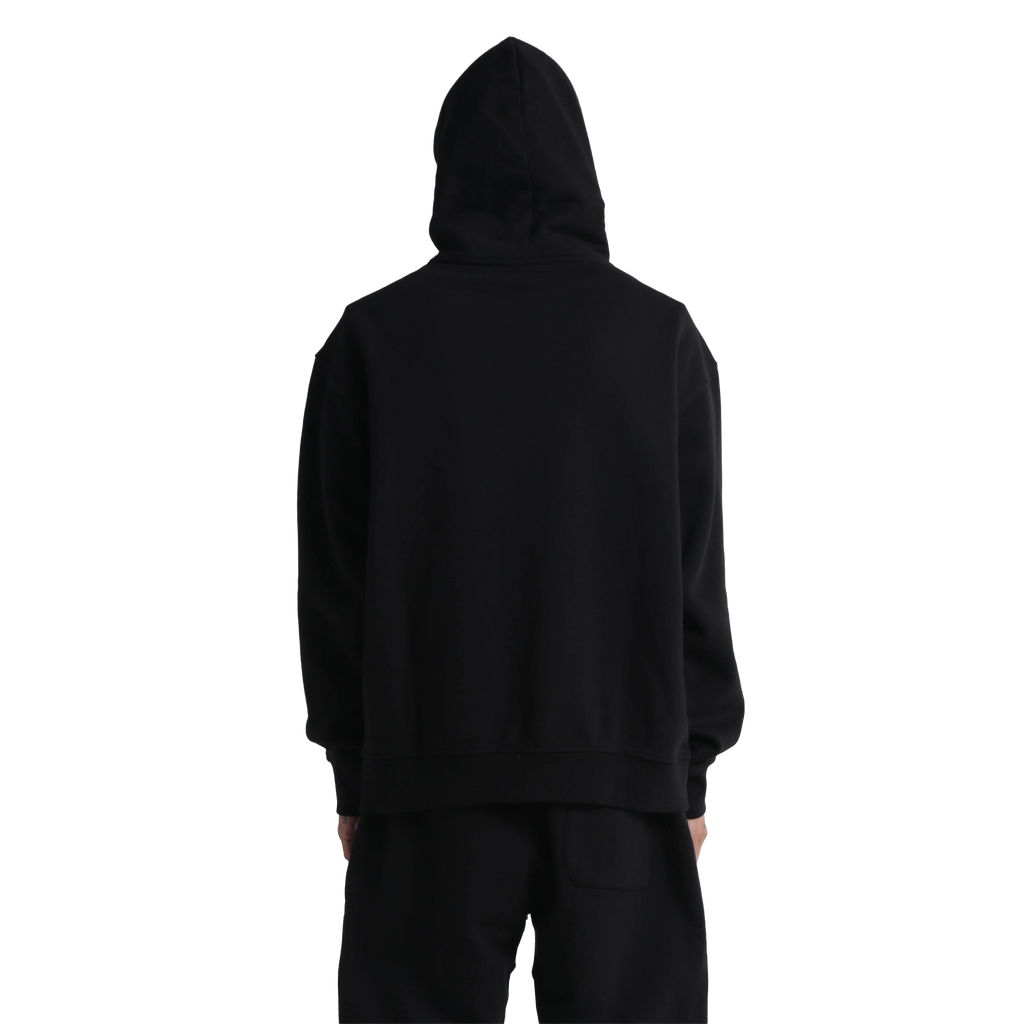 SHAKA WEAR Max Heavy Fleece Garment Dye Hoodie, - 13.5 Oz, Black