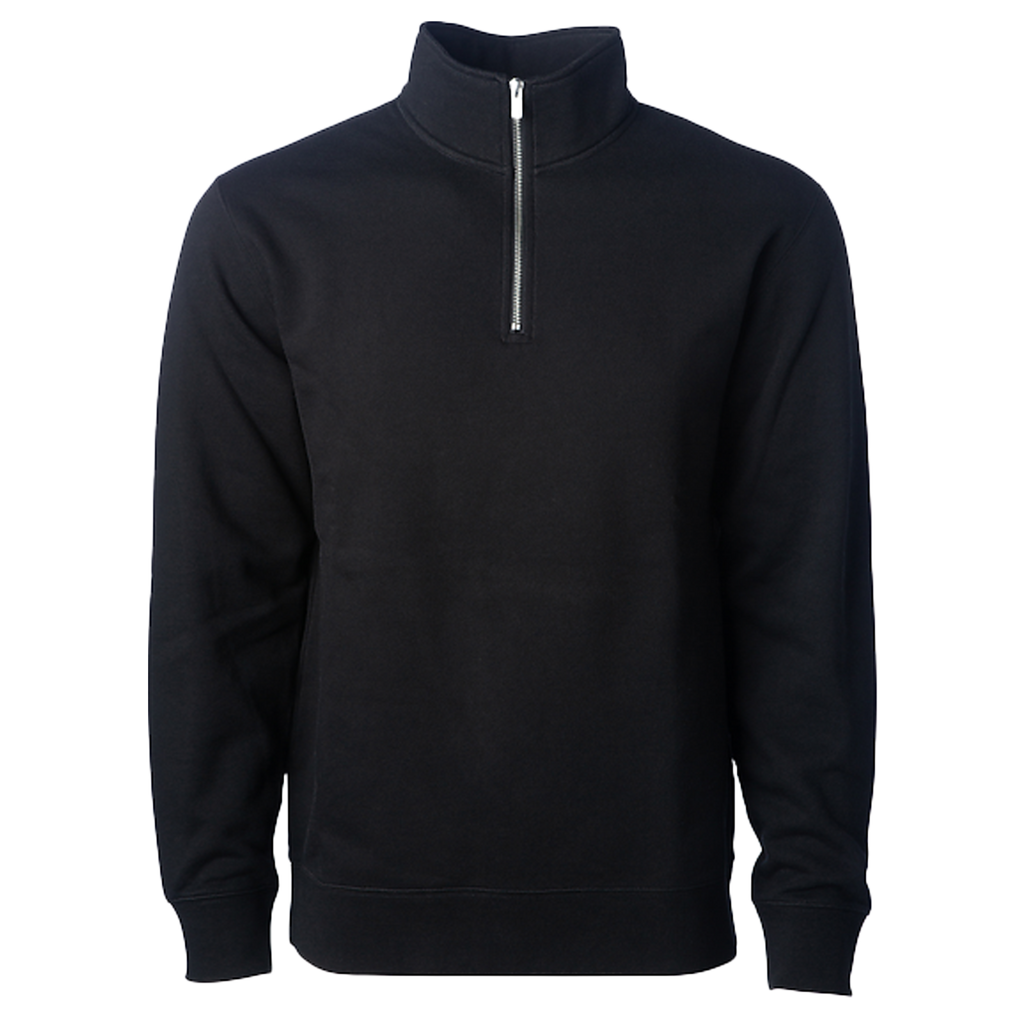 INDEPENDENT SS4600QZ-P1, Ss4600qz - Midweight Quarter Zip (colors A-g), Black