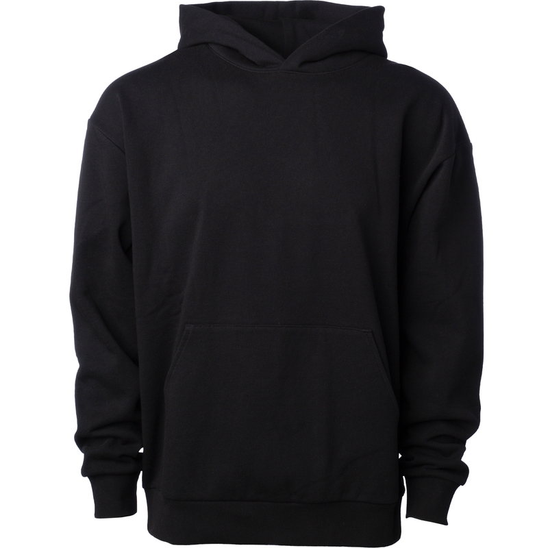 INDEPENDENT IND280SL, Avenue Midweight Pullover Hood, Black