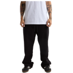 SHAKA WEAR Garment Dye Straight Leg Baggy Sweatpants, - 13.5 Oz, Black