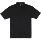 AXISM 7018, Dri Ease Polo Shirt, Black