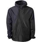 INDEPENDENT EXP54LWP, Lightweight Pullover Windbreaker Anorak Jacket, Black