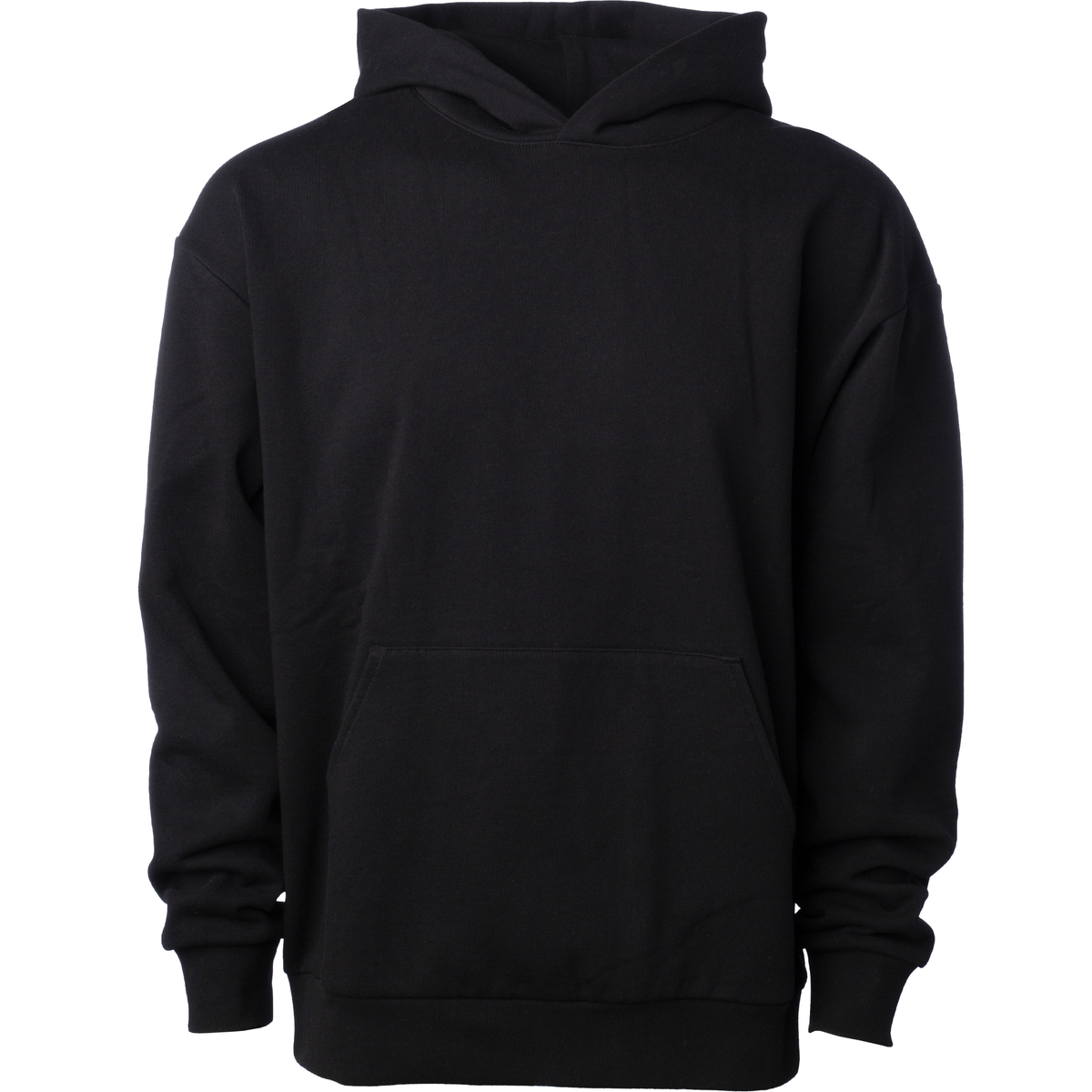 INDEPENDENT IND280SL-P2, Ind280sl - Avenue Midweight Pullover Hood (orchid, Pigment Black, Sandstone), Black