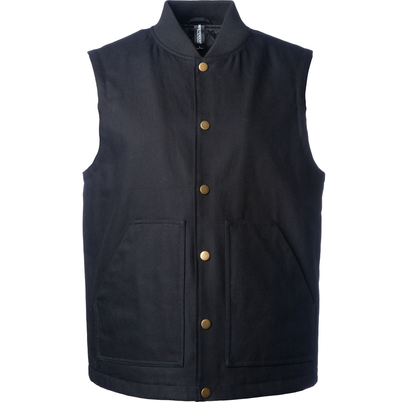 INDEPENDENT EXP560V, Men's Insulated Canvas Workwear Vest, Black