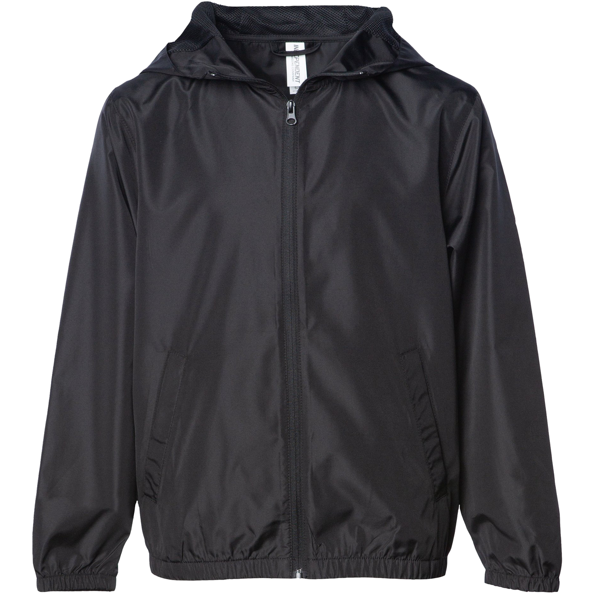 INDEPENDENT EXP24YWZ, Youth Lightweight Windbreaker Jacket, Black