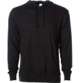 INDEPENDENT SS150J, Lightweight Jersey Hooded Pullover, Black
