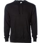 INDEPENDENT SS150J, Lightweight Jersey Hooded Pullover, Black
