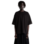 SHAKA WEAR Max-Heavyweight-Cropped-Tee, Max Heavyweight Cropped Tee, Black