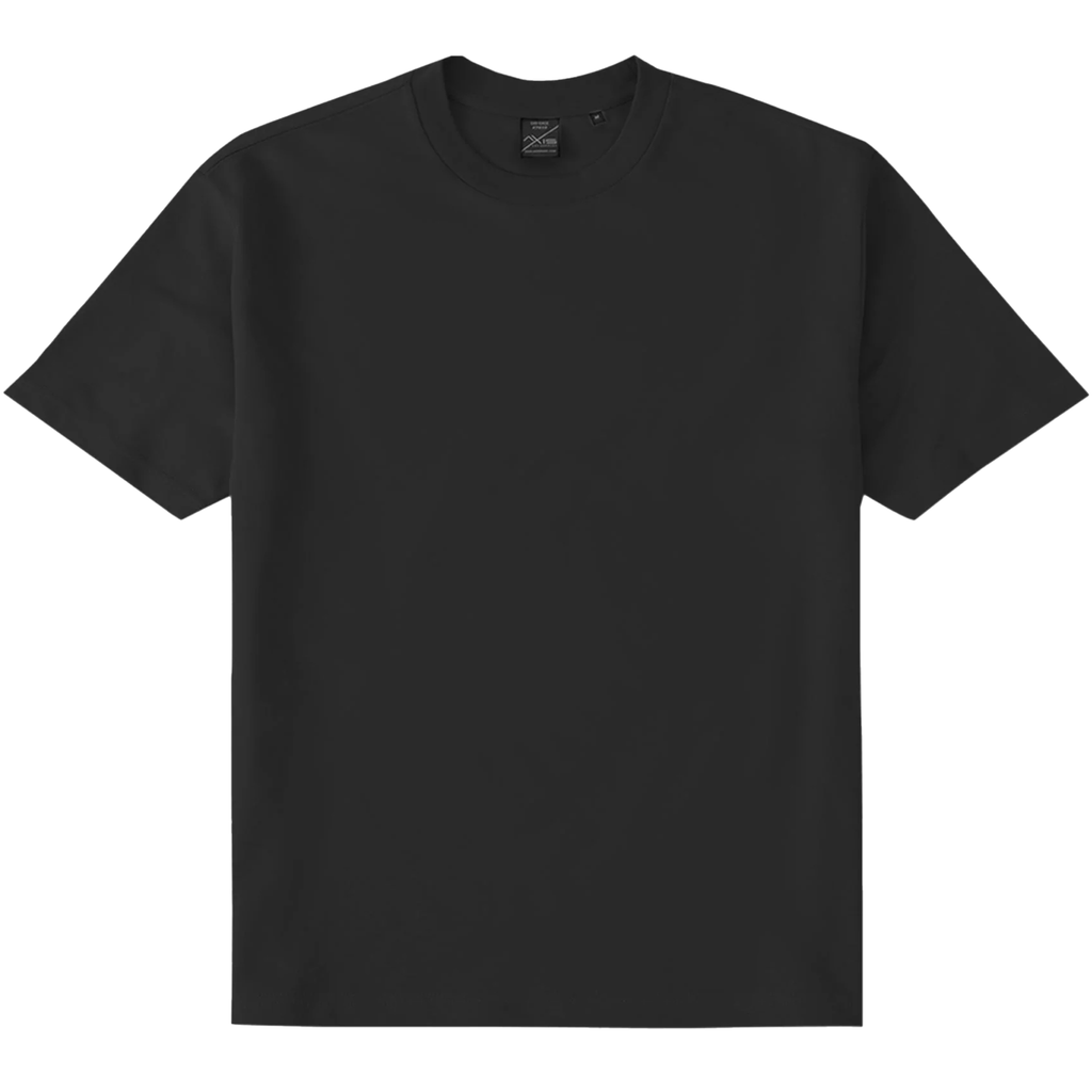 AXISM 7010-P1, 7010 - Dri Ease Oversized Tee (colors A-p), Black