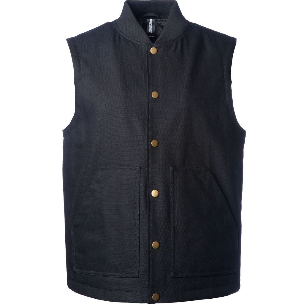 INDEPENDENT EXP560V, Men's Insulated Canvas Workwear Vest, Black