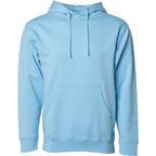 Independent Trading Co. SS4500, Unisex Midweight Hooded Sweatshirt, Blue Aqua