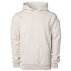 INDEPENDENT IND330BLV-P2, Ind330blv - Boulevard 330gm Heavyweight Pullover Hood (pigment Black, Storm Blue), Bone