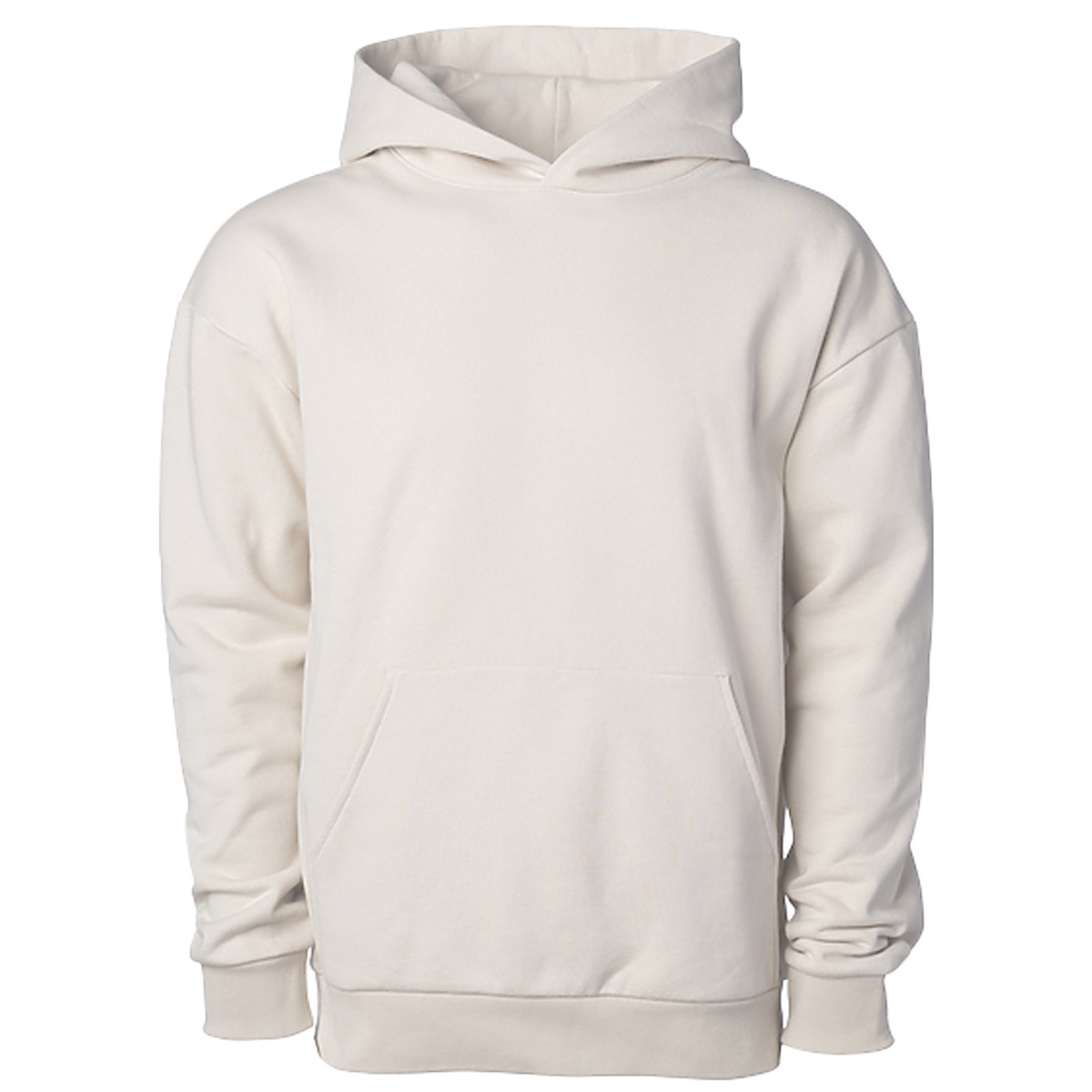 INDEPENDENT IND330BLV-P2, Ind330blv - Boulevard 330gm Heavyweight Pullover Hood (pigment Black, Storm Blue), Bone