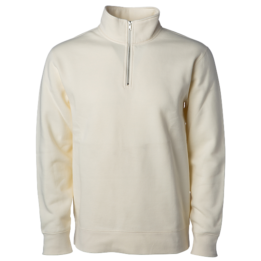 INDEPENDENT SS4600QZ-P1, Ss4600qz - Midweight Quarter Zip (colors A-g), Bone