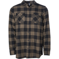 INDEPENDENT EXP50F, Men's Flannel Shirt, Charcoal Heather Black