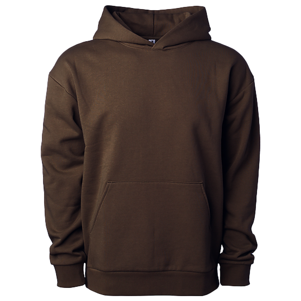 INDEPENDENT IND330BLV-P2, Ind330blv - Boulevard 330gm Heavyweight Pullover Hood (pigment Black, Storm Blue), Brown