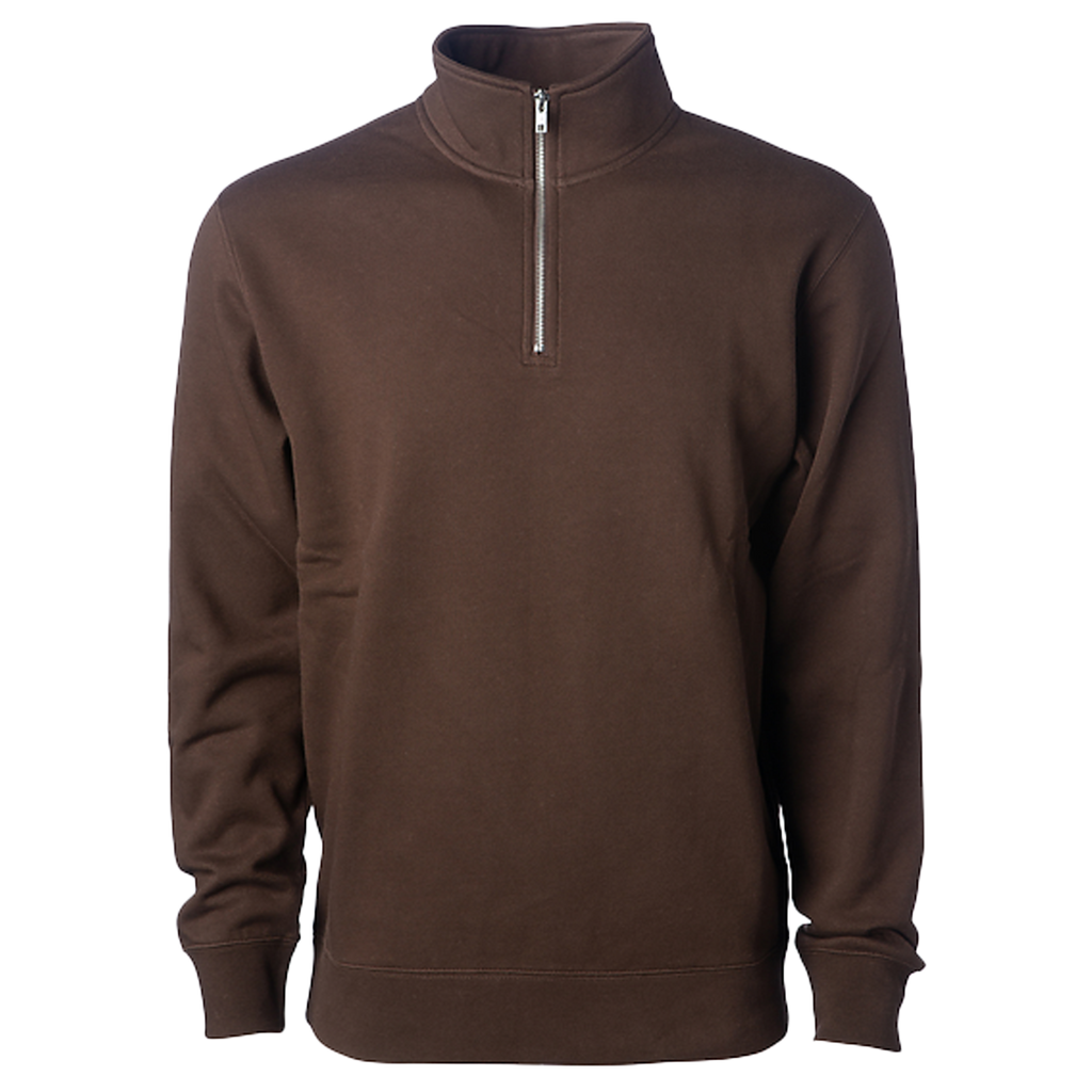 INDEPENDENT SS4600QZ-P1, Ss4600qz - Midweight Quarter Zip (colors A-g), Brown