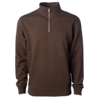 INDEPENDENT SS4600QZ-P1, Ss4600qz - Midweight Quarter Zip (colors A-g), Brown