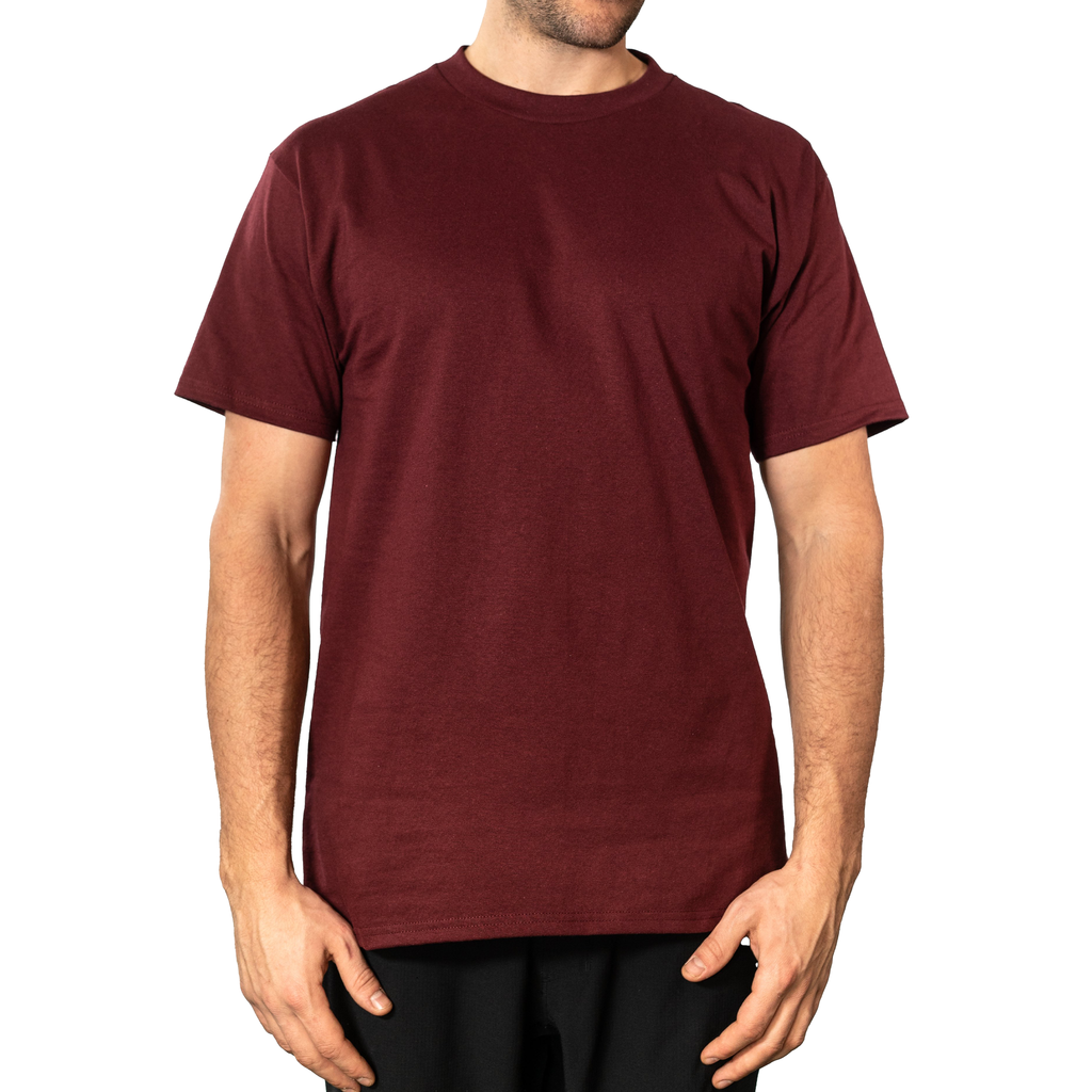 OPTIMA 47364-P1, 47364 - Men's Logan Tee (colors B-f), Burgundy