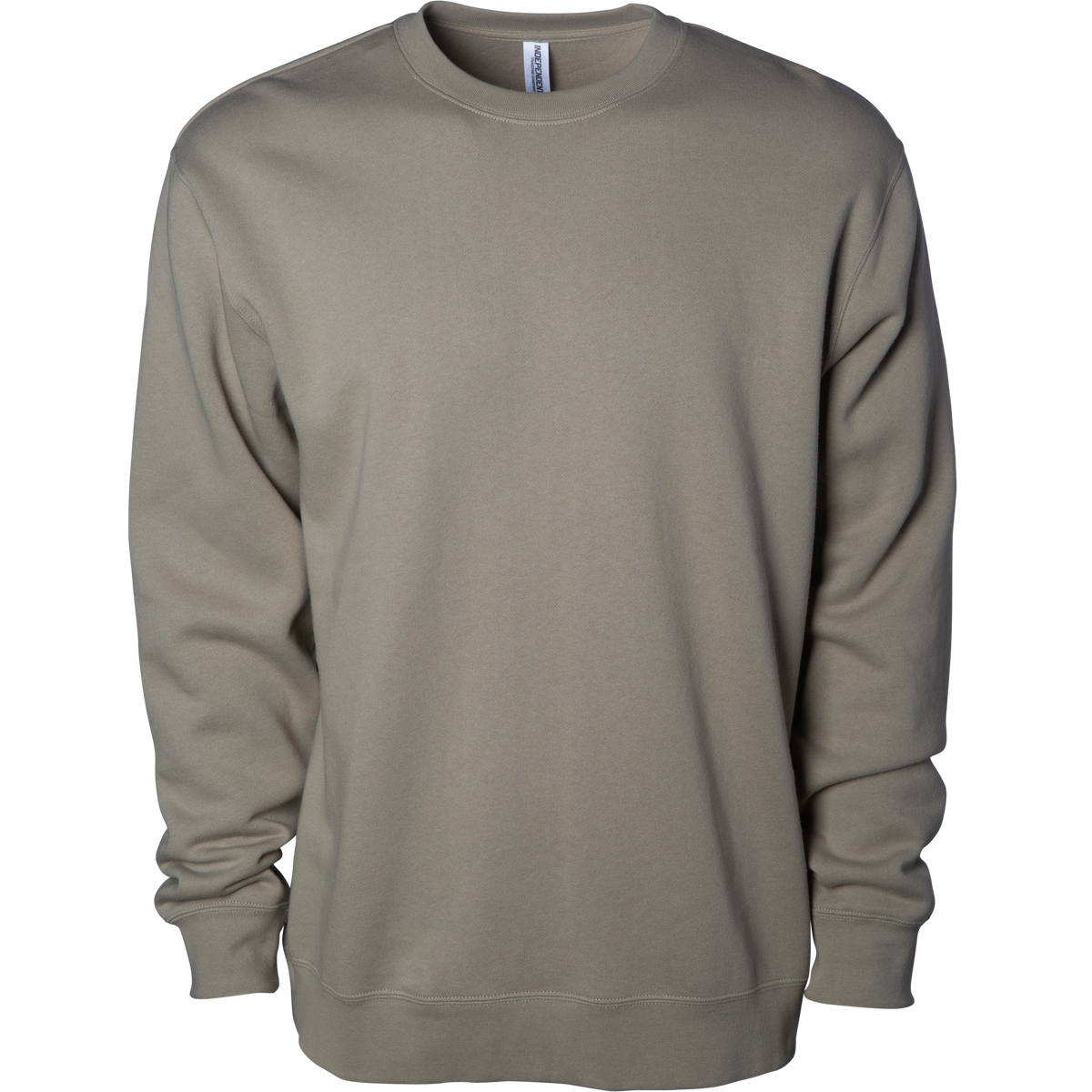 INDEPENDENT SS3000, Midweight Crewneck Sweatshirt, Cement