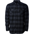 INDEPENDENT EXP50F, Men's Flannel Shirt, Charcoal Heather Black