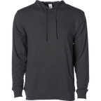 Independent Trading Co. SS150J, Lightweight Jersey Hooded Pullover, Charcoal Heather