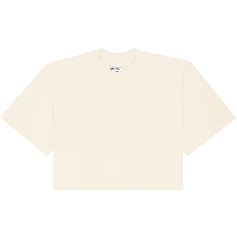 SHAKA WEAR Garment-Dye-Crop-Top, Garment Dye Crop Top, Cream