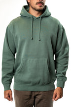 INDEPENDENT IND4000PD, Heavyweight Pigment Hooded Pullover, Pigment Alpine Green