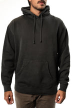 INDEPENDENT IND4000PD, Heavyweight Pigment Hooded Pullover, Pigment Black