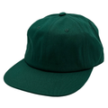 NISSI CAPS GNV-1004SB, 6 Panels Low Profile Flat Bill, Dark Green