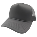 NISSI CAPS GN-1222FT, Foam Trucker Cap, Dark Grey